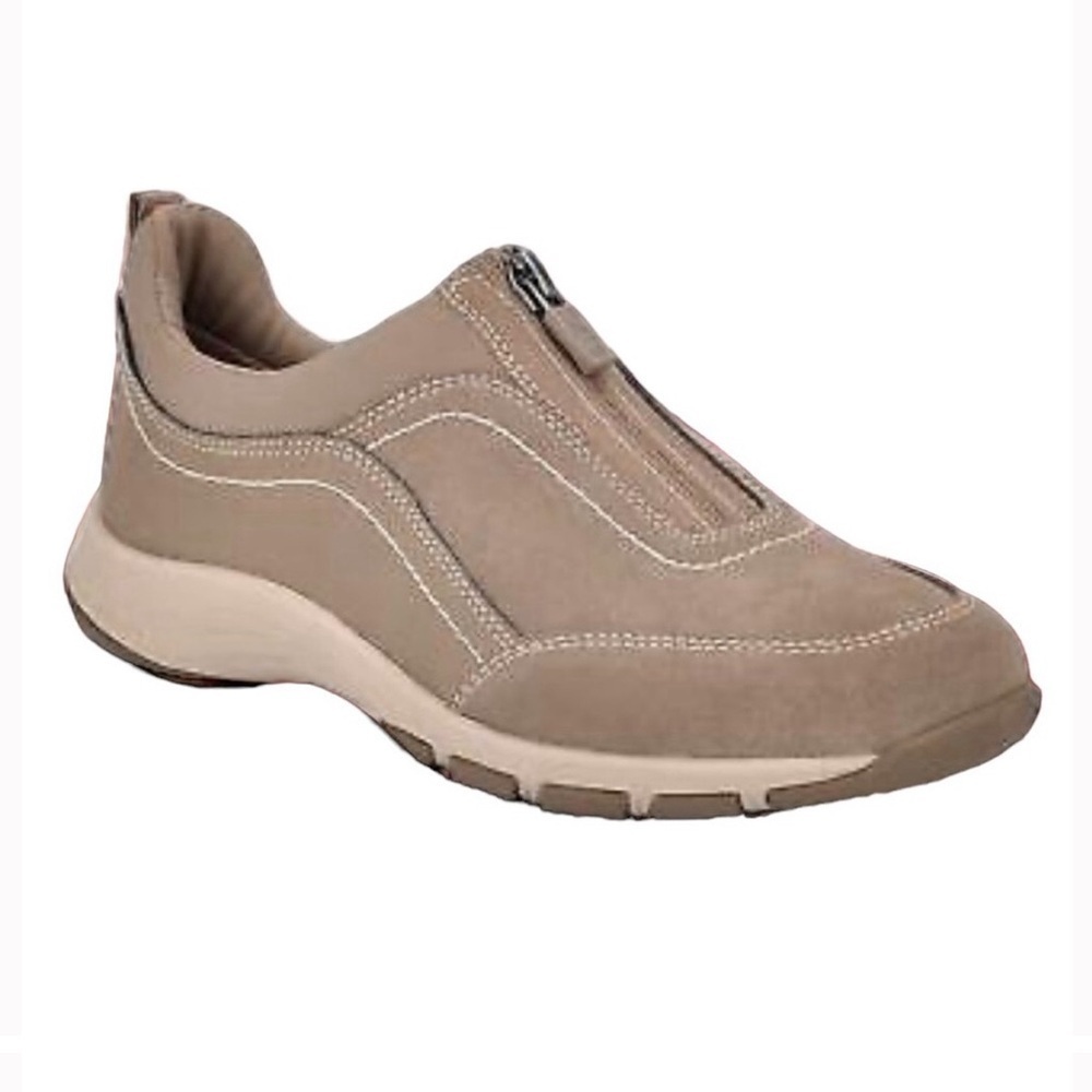NEW Easy Spirit Anti-gravity active walking shoes slip on sneakers Taupe Sz 7